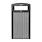 Alpine Industries 40 gal Rectangular Outdoor Can, Grey, Steel + Plastic wood, 21.26 in ALP471-40-WD-GRY - alternate 1